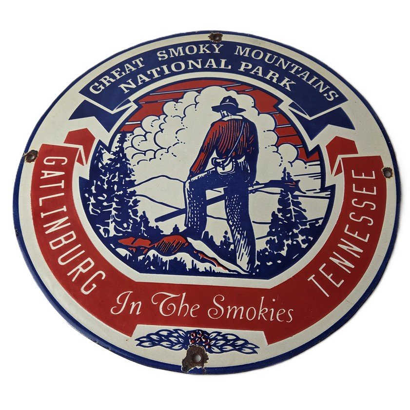 Vintage advertising porcelain signs
