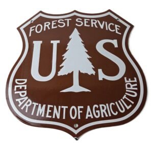 Vintage porcelain gas pump plate signs