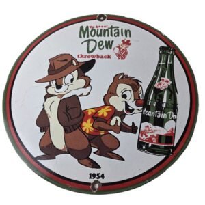 Vintage porcelain gas pump plate signs