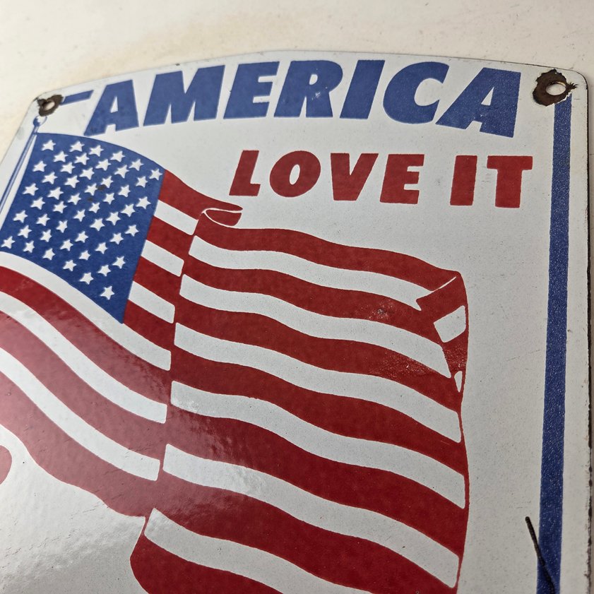 porcelain gas pump plate signs