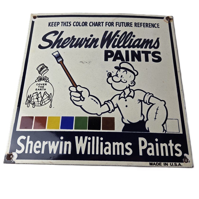 Vintage advertising sign