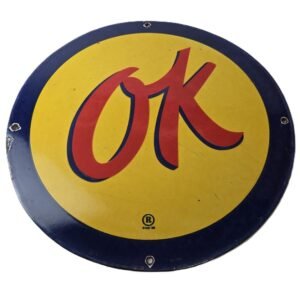 porcelain gas pump plate signs