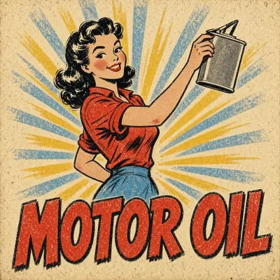 Motor Oil porcelain signs