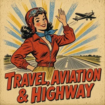Travel, Aviation & Highway porcelain signs
