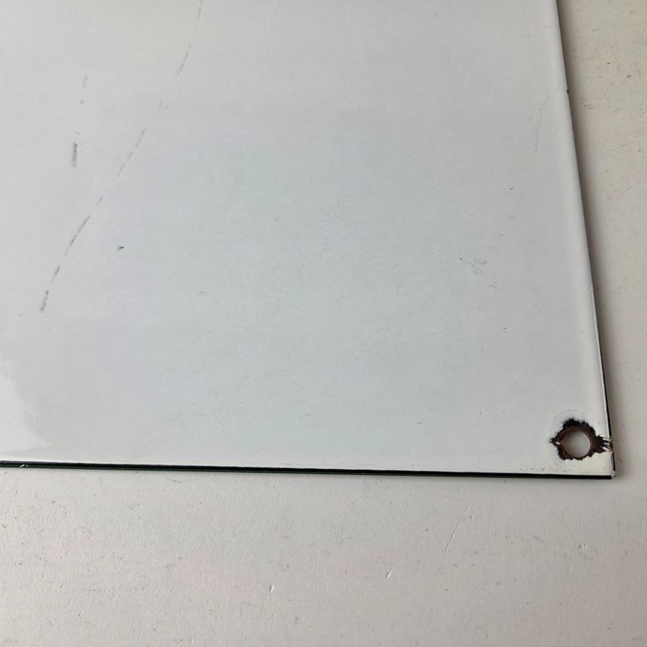 Vintage Conoco Gasoline Sign - Porcelain Gas Pump Superman Comic Figure Sign - Image 8