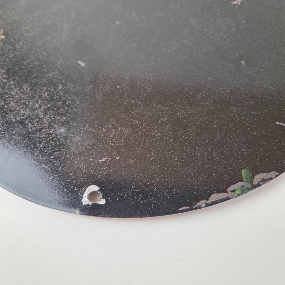 Vintage Castrol Sign - Racing Gas Skull Can Gas Porcelain Sign - Image 11