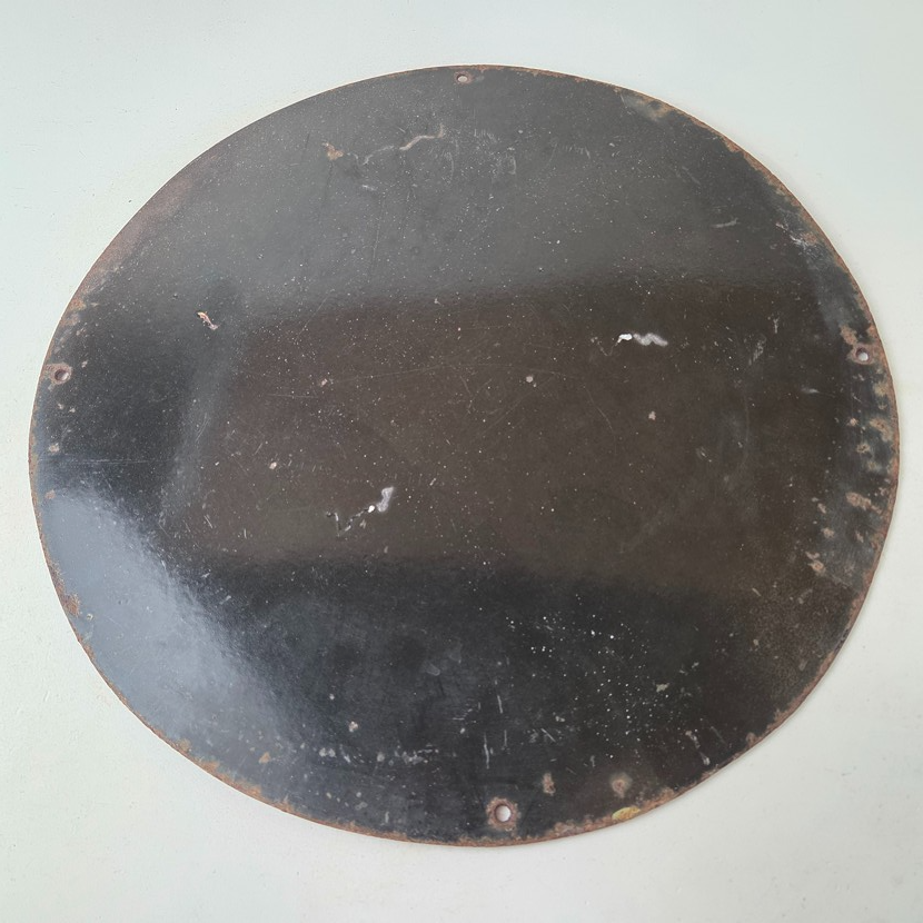 Vintage American Gasoline Porcelain Sign - Mickey Goofy USA Gas Pump Plate Sign - Image 7