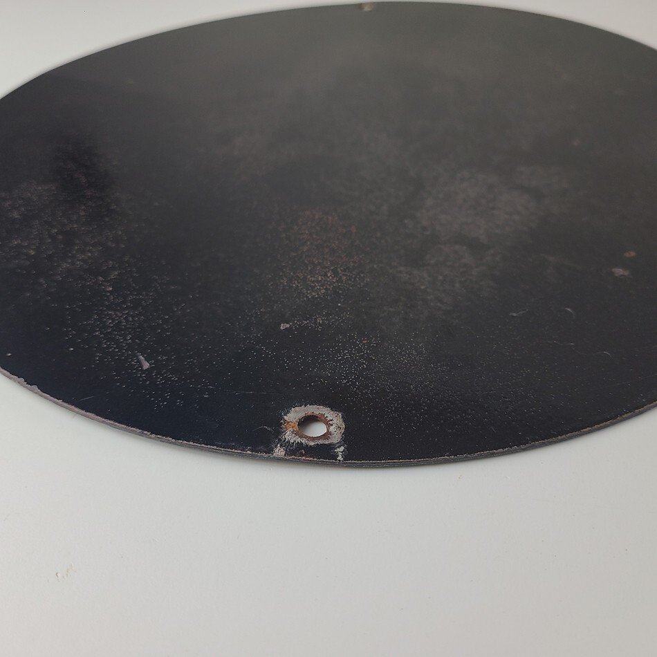 Vintage Atlantic Gasoline Sign - Sci-Fi Rocket Gas Service Porcelain Sign - Image 15