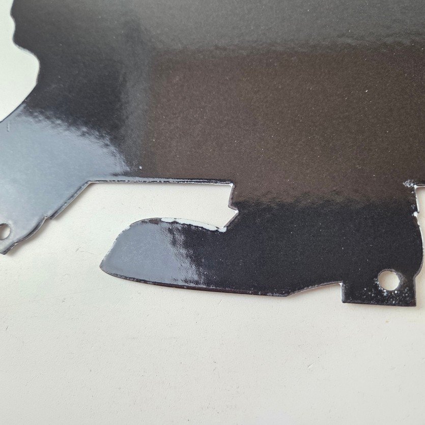 Vintage Chevrolet Sign - Large Porcelain Used Cars Cigar Gas Pump Dealer Sign - Image 8