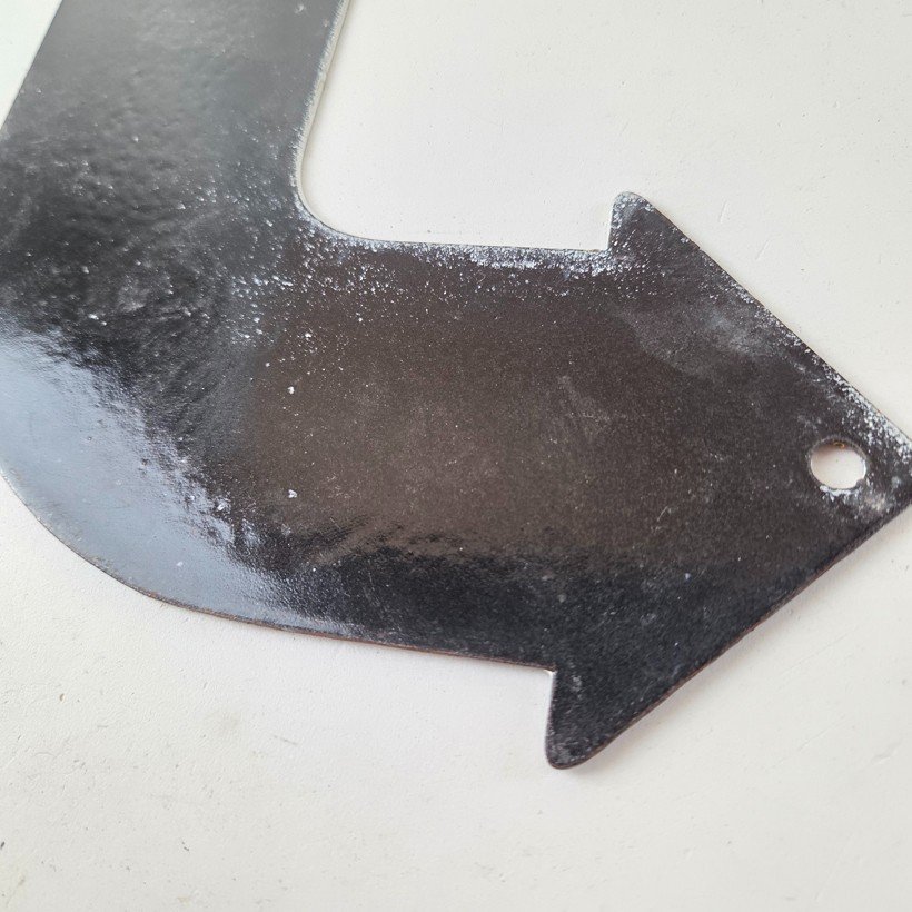 Vintage Chevrolet Sign - Porcelain Service Arrow Gas Oil Pump Chevy Garage Sign - Image 8