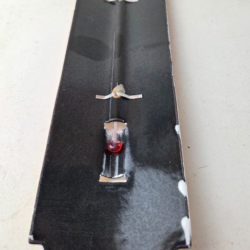 Vintage Chevrolet Sign - Super Service Gas Pump Sign on Porcelain Thermometer - Image 8