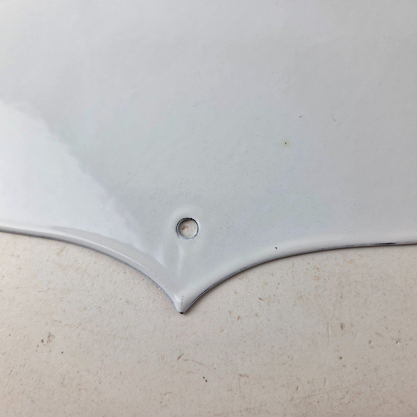 Vintage Ford Motors Sign - Porcelain Route 66 Mustang Gas Pump Shield Sign - Image 8