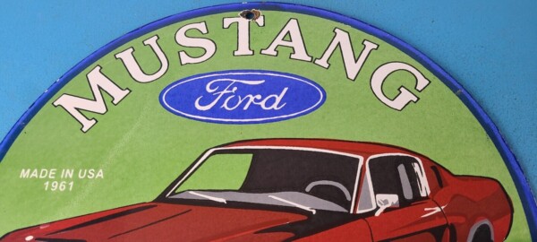 Vintage Ford Sign - Mustang Ford Automobile Service Gas Station Sign - Image 13