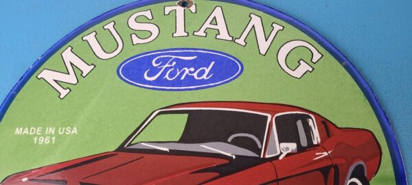 Vintage Ford Sign - Mustang Ford Automobile Service Gas Station Sign - Image 3