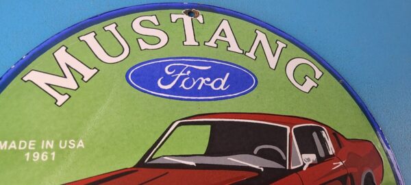 Vintage Ford Sign - Mustang Ford Automobile Service Gas Station Sign - Image 5