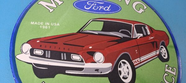 Vintage Ford Sign - Mustang Ford Automobile Service Gas Station Sign - Image 6