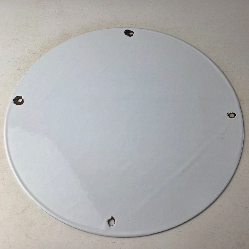 Vintage Ford Trucks Service Porcelain Sign - Gas Pump Porcelain Auto Sign - Image 7