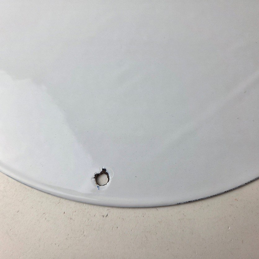 Vintage Ford Trucks Service Porcelain Sign - Gas Pump Porcelain Auto Sign - Image 8