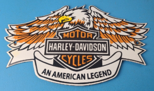 Vintage Harley Davidson Motorcycles Sign American Legend Service Gas Sign 305877439310