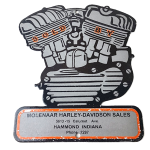 Vintage Harley Davidson Motorcycles Sign - USA Engine Repair Service Gas Sign
