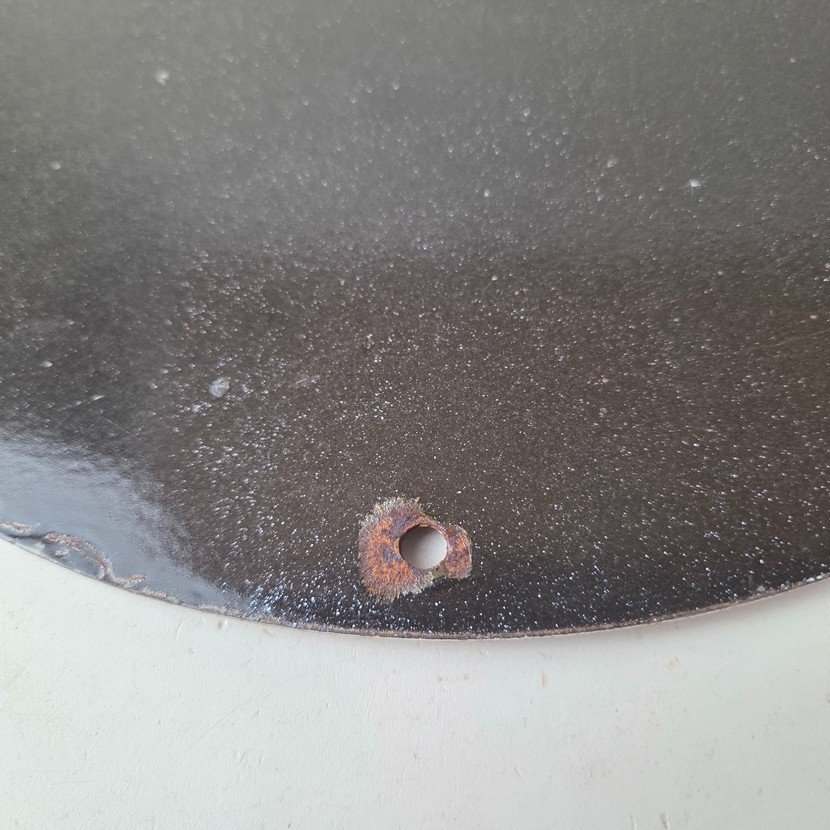 Vintage Heddon Fishing Lures Sign - Fish Tackle Gas Advertisement Porcelain Sign - Image 8