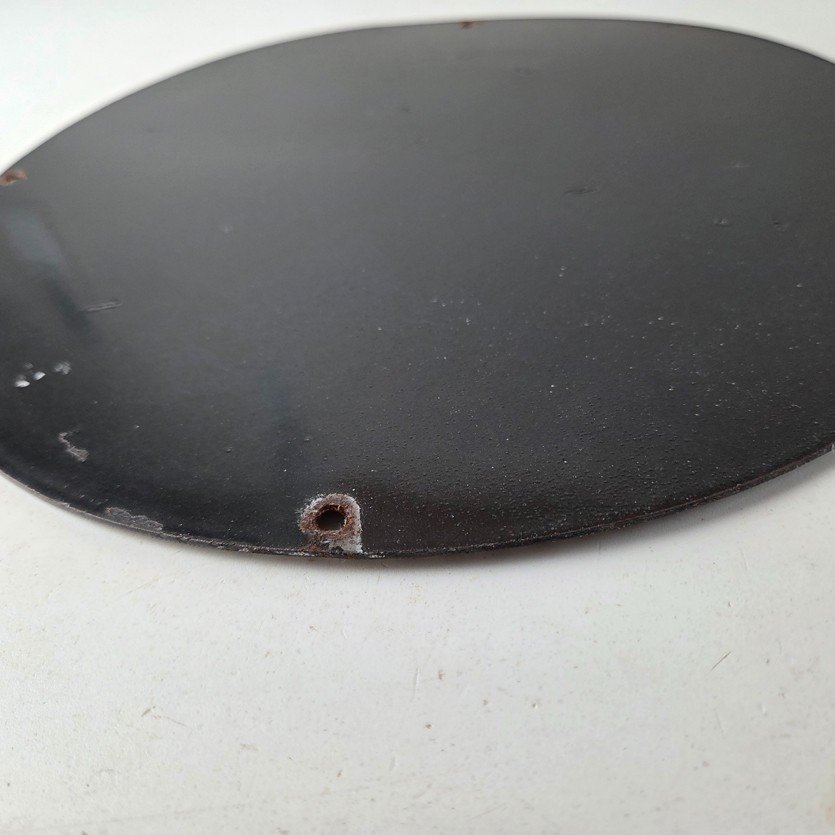 Vintage Honda Born Rebel Sign - Motorcycle Gas Pump Porcelain Sign - Image 9