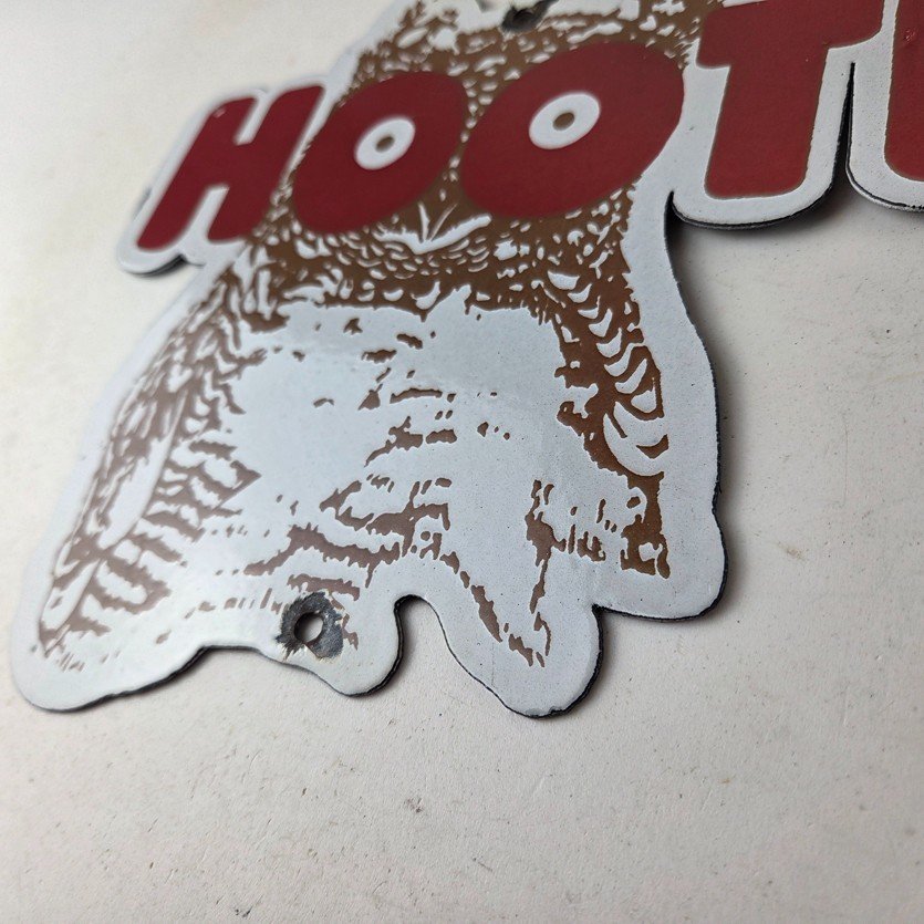 Vintage Hooters Sign - Chicken Wing Restaurant Owl Gas Pump Porcelain Diner Sign - Image 13