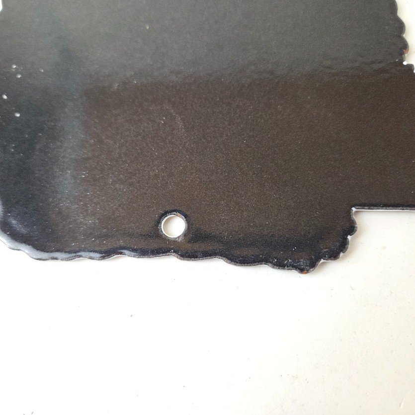 Vintage Indian Motorcycles Sign - Arrow Head Porcelain Gas Pump Sales Sign - Image 8