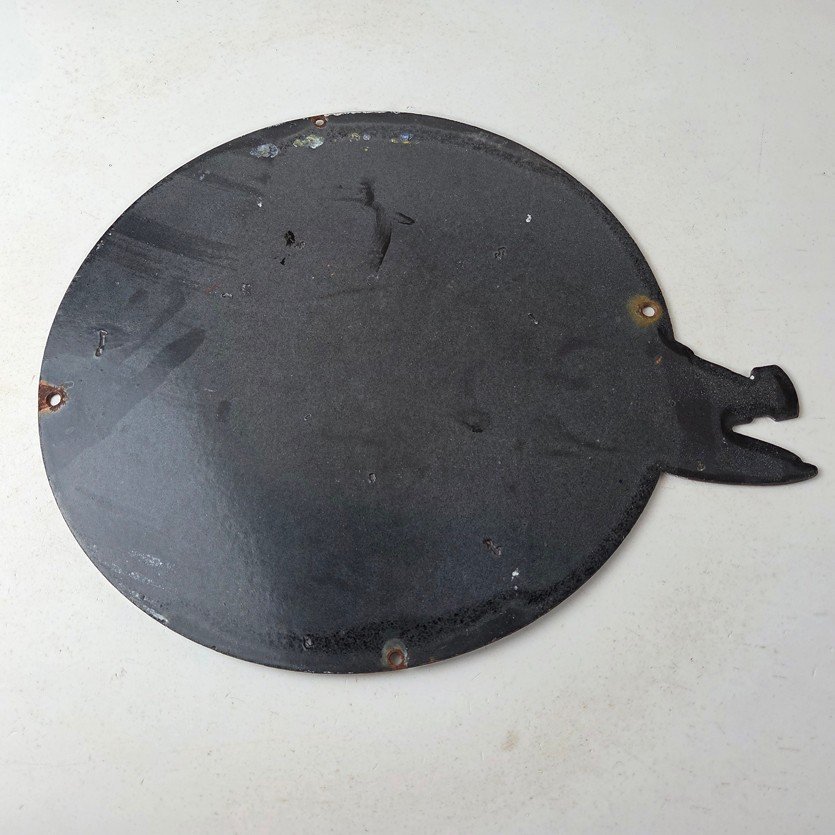 Vintage Iskenderian Racing Cams Porcelain Sign - Mod Rod Auto Gas Pump Shop Sign - Image 7