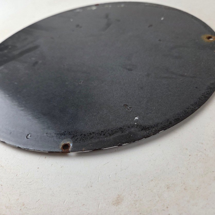 Vintage Iskenderian Racing Cams Porcelain Sign - Mod Rod Auto Gas Pump Shop Sign - Image 9