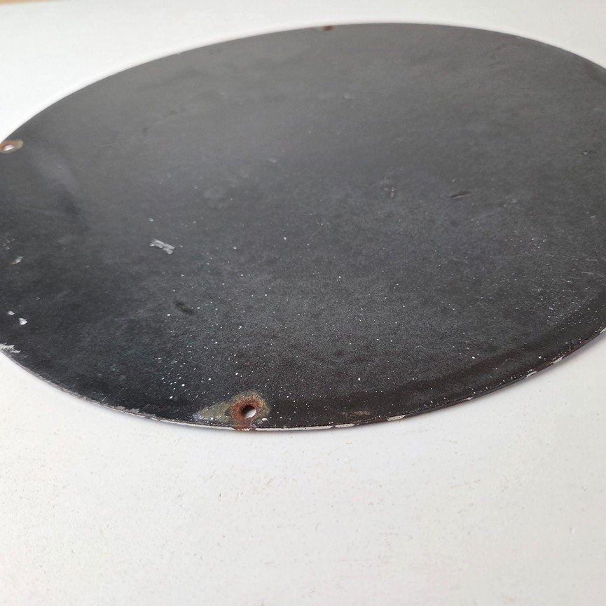 Vintage Kalamalka Gasoline Porcelain Sign - Gas Service Station Pump Sign - Image 9