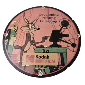 Vintage Kodak Camera Sign - Photos Film Gas Pump Porcelain Sign