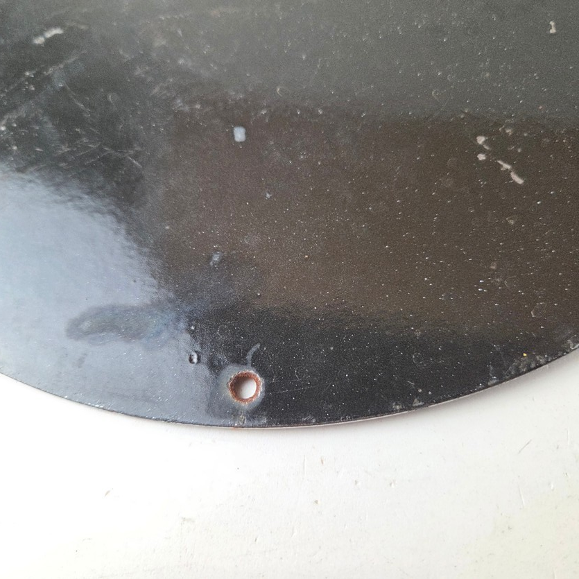 Vintage Lubricant Sign - Pin Up Trouble Shooter Porcelain Gas Service Sign - Image 8