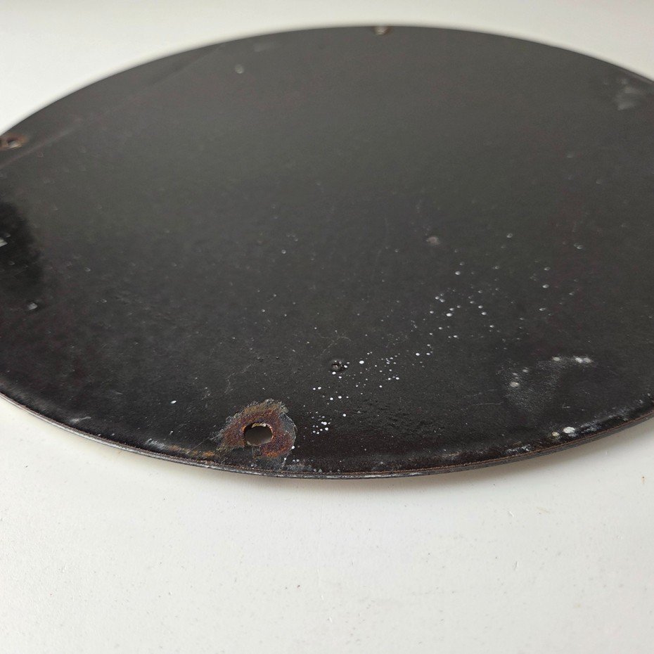 Vintage Rainbow Gasoline Sign - Porcelain Advertising Gas Pump Sign - Image 12