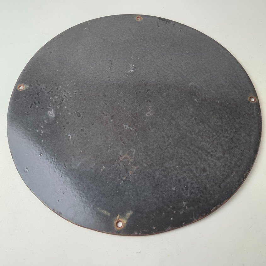 Vintage Smith & Wesson Porcelain Sign - Donald Duck Ad Gas Pump Firearms Sign - Image 7