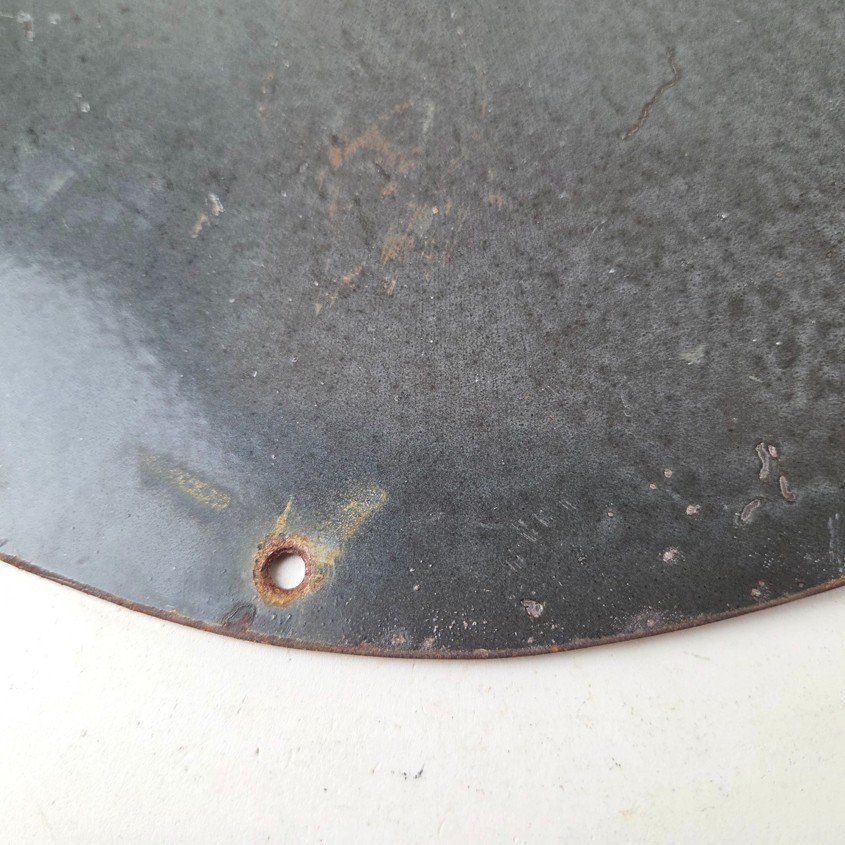 Vintage Smith & Wesson Porcelain Sign - Donald Duck Ad Gas Pump Firearms Sign - Image 8