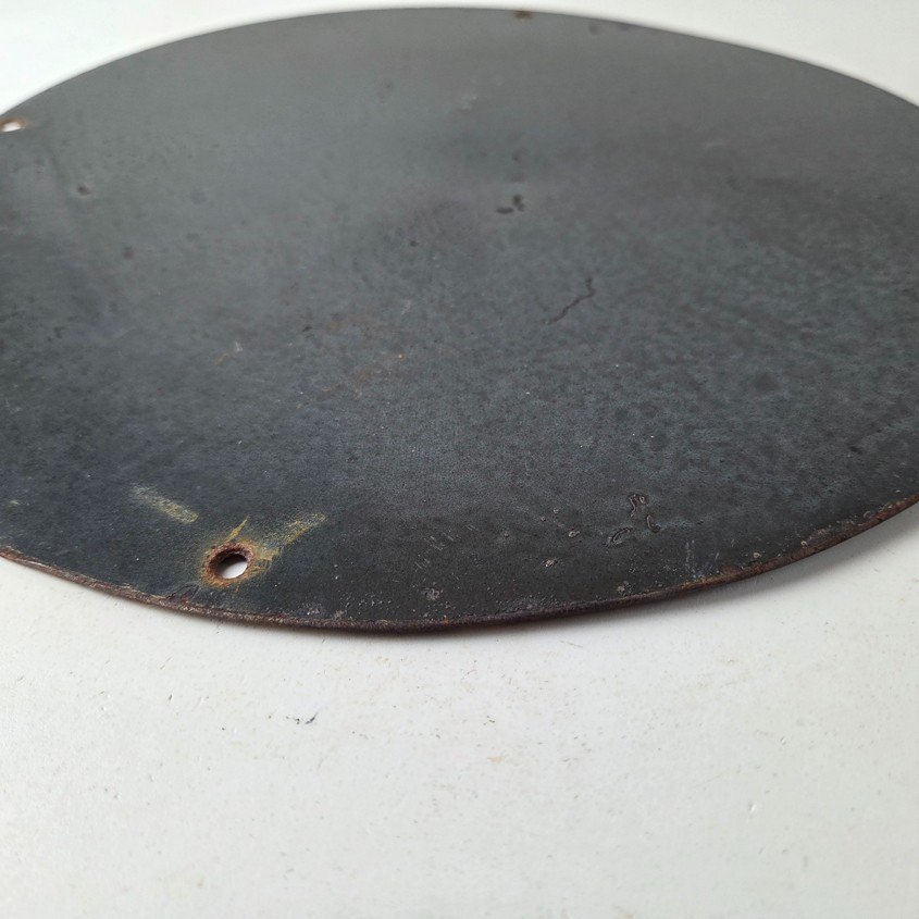 Vintage Smith & Wesson Porcelain Sign - Donald Duck Ad Gas Pump Firearms Sign - Image 9