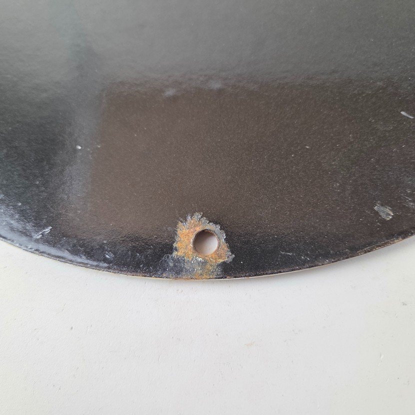 Vintage Texaco Gasoline Sign - White Marine Gas Pump Porcelain Sign - Image 8