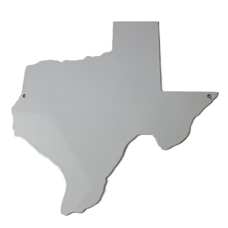 Vintage Texas Shaped Sign - USA Humble Gas Service Station Pump Porcelain Sign - Image 13