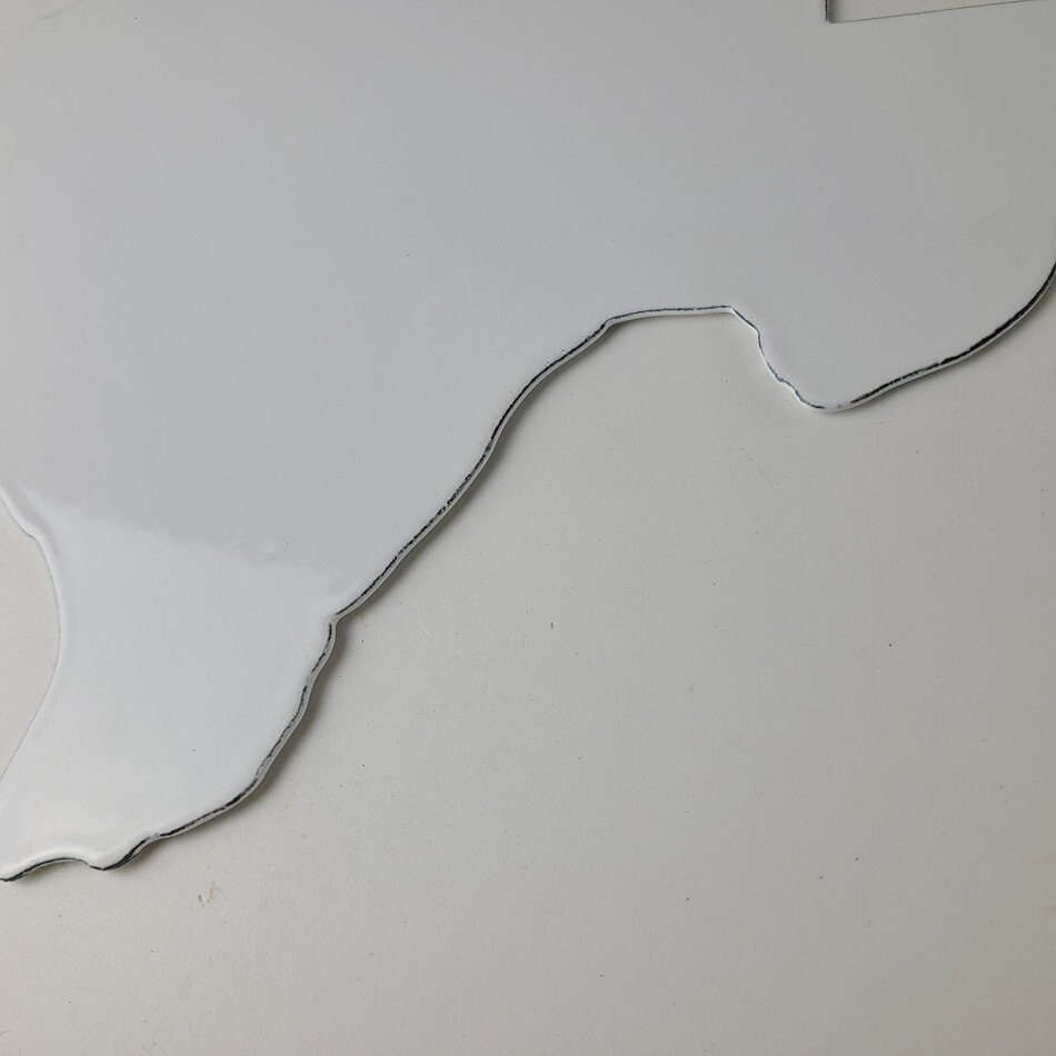 Vintage Texas Shaped Sign - USA Humble Gas Service Station Pump Porcelain Sign - Image 14