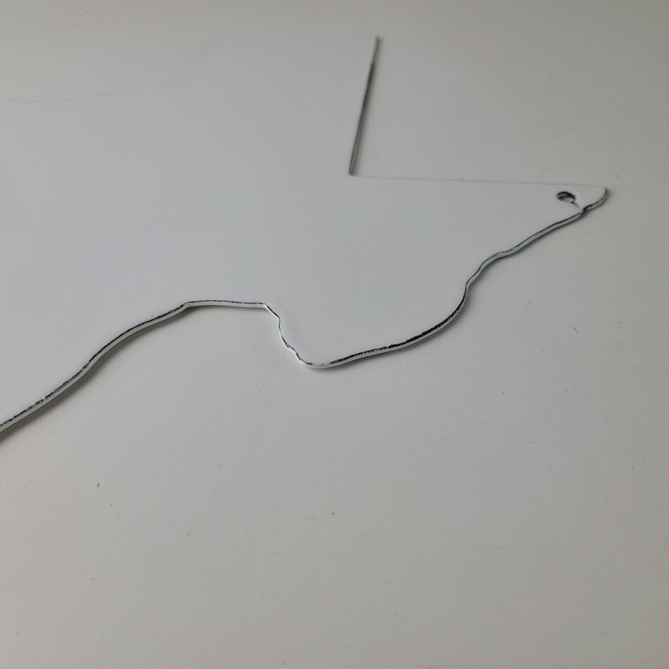 Vintage Texas Shaped Sign - USA Humble Gas Service Station Pump Porcelain Sign - Image 16