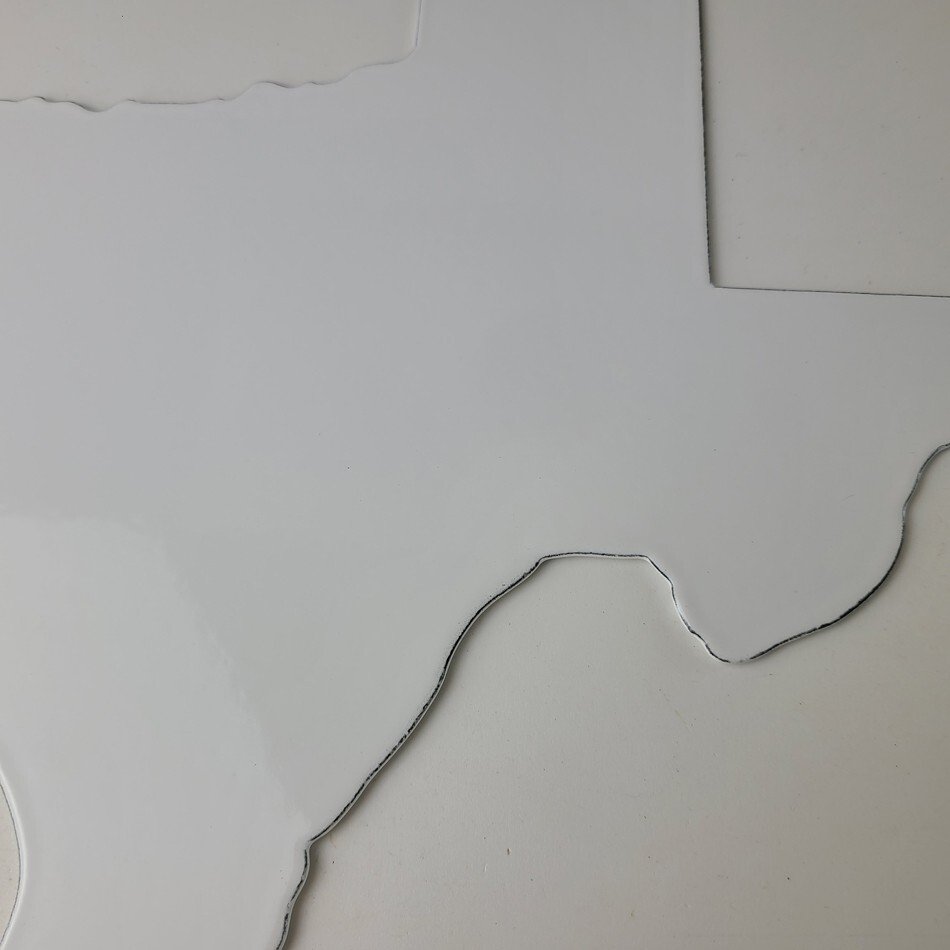 Vintage Texas Shaped Sign - USA Humble Gas Service Station Pump Porcelain Sign - Image 7