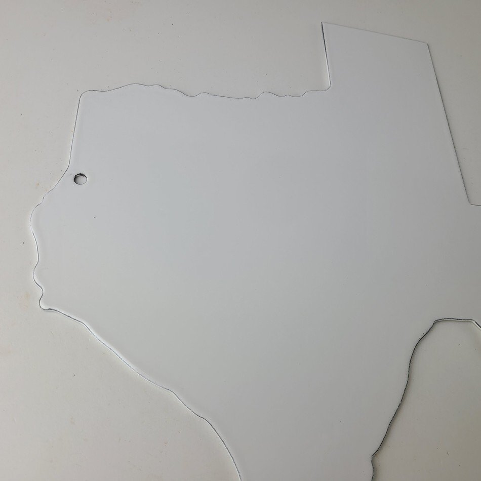 Vintage Texas Shaped Sign - USA Humble Gas Service Station Pump Porcelain Sign - Image 9