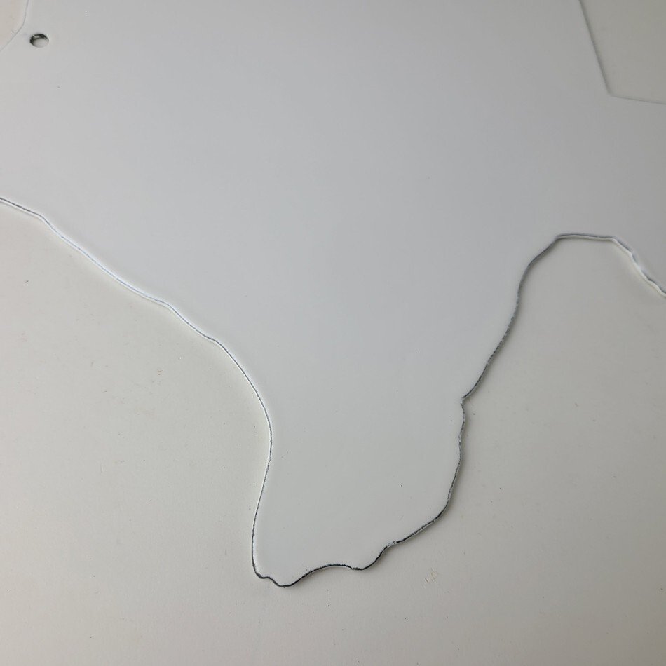 Vintage Texas Shaped Sign - USA Humble Gas Service Station Pump Porcelain Sign - Image 10