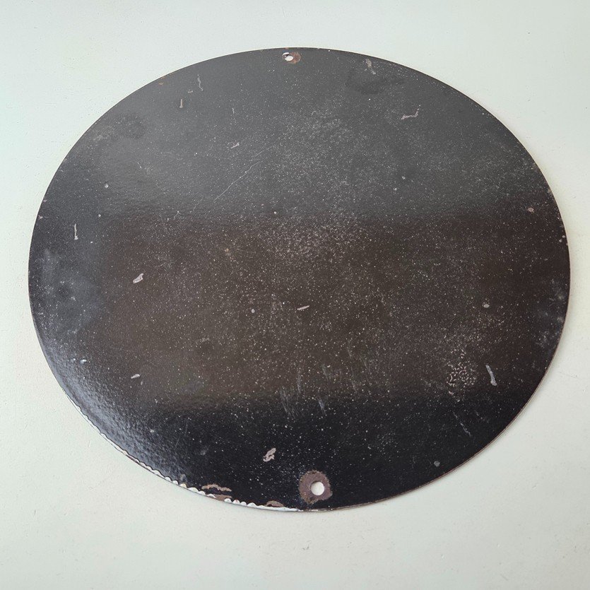 Vintage US Route 66 Sign - Porcelain Motorcycle Repair Gas Pump Sign - Image 7