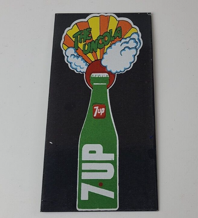Vintage 7 Up Soda Sign - Porcelain General Store Gas Oil Pump Liquor Sign - Image 12