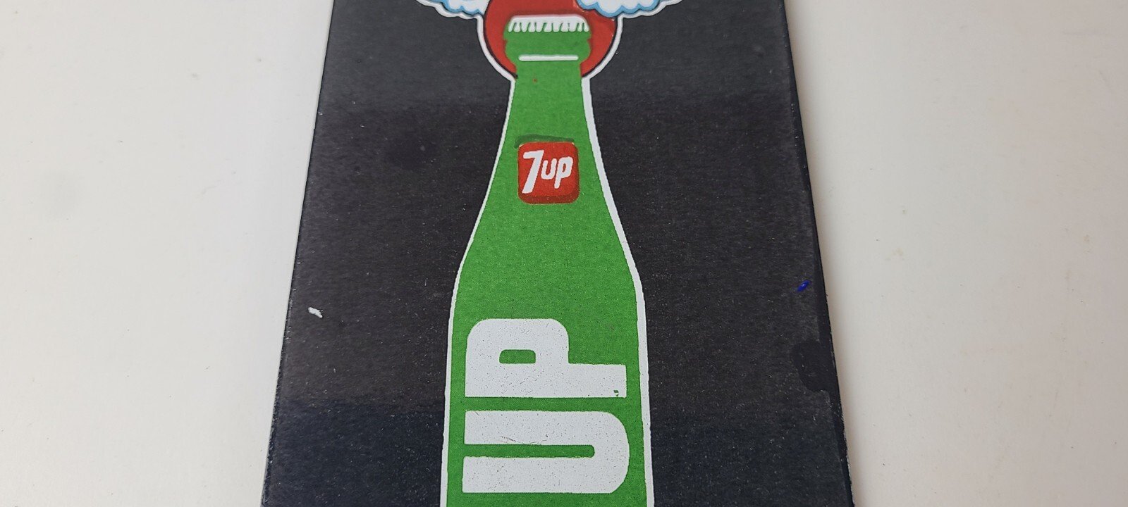 Vintage 7 Up Soda Sign - Porcelain General Store Gas Oil Pump Liquor Sign - Image 4