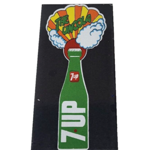 Vintage 7 Up Soda Sign - Porcelain General Store Gas Oil Pump Liquor Sign