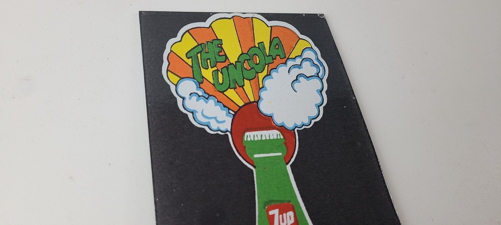 Vintage 7 Up Soda Sign - Porcelain General Store Gas Oil Pump Liquor Sign - Image 5