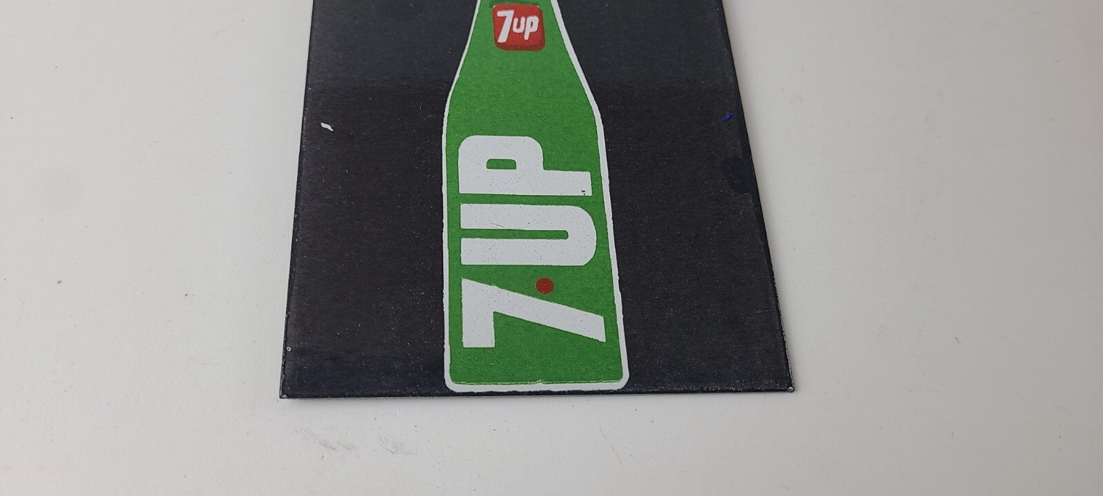 Vintage 7 Up Soda Sign - Porcelain General Store Gas Oil Pump Liquor Sign - Image 7